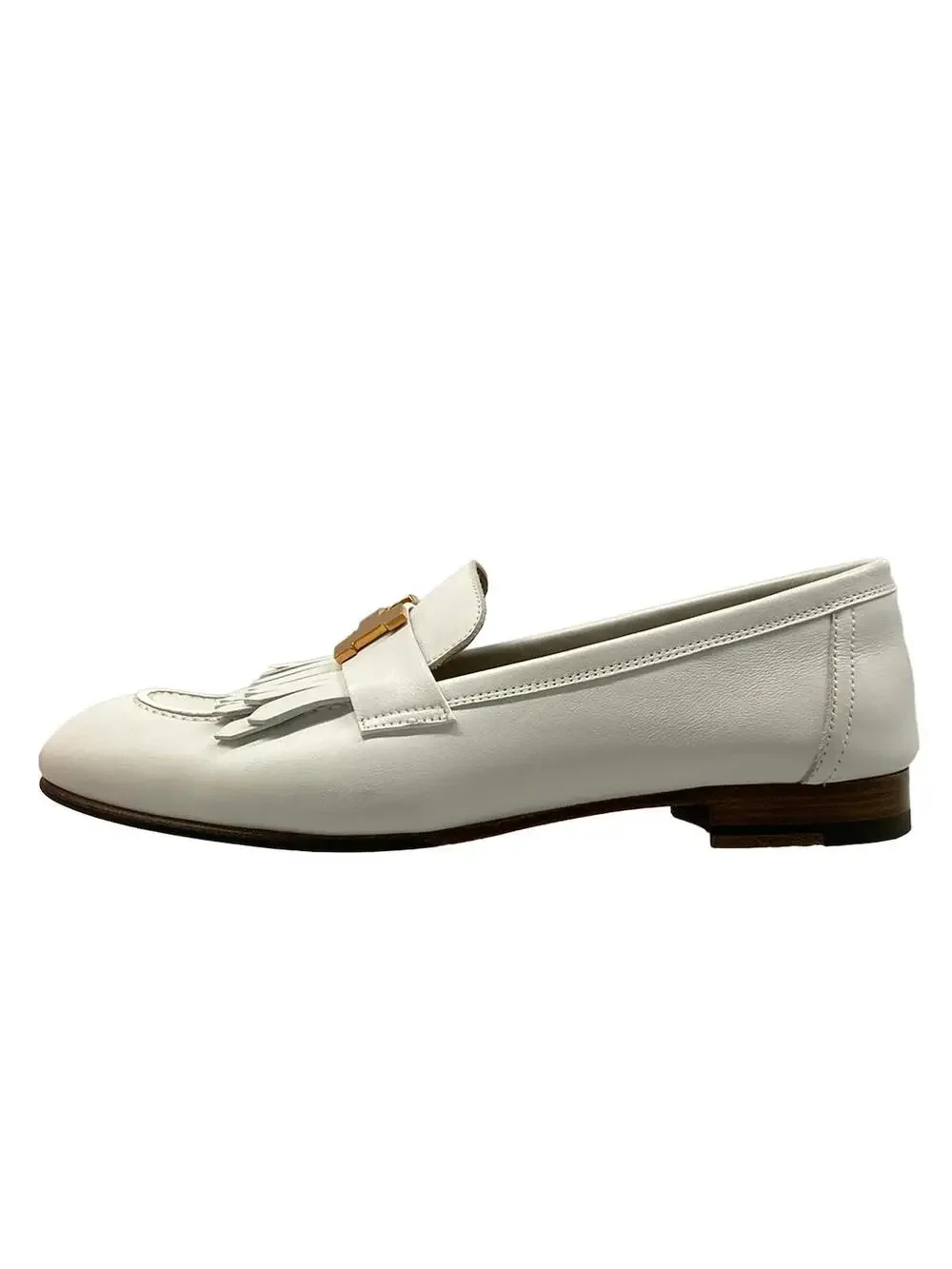 Hermes Mocassins Royal White Leather #296432H10B